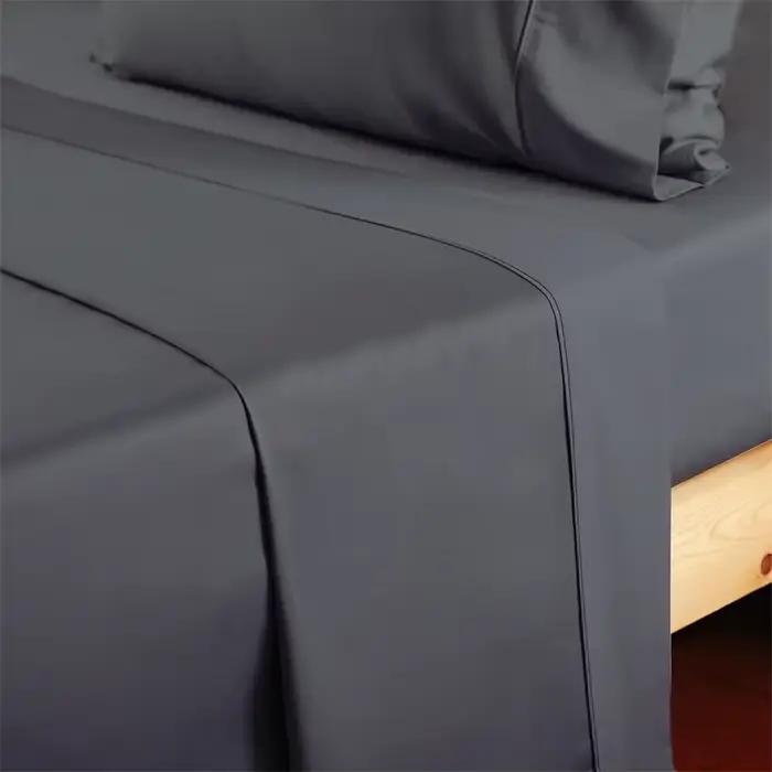 Drap de lit plat en coton égyptien