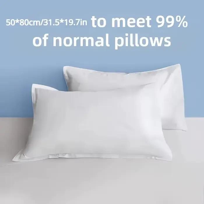 Housses de protection d'oreiller jetables, 50/100 paquets, Premium, épais, Non tissé, anti-poussière, literie pour hôtels de voyage, ensemble de taies d'oreiller essentielles