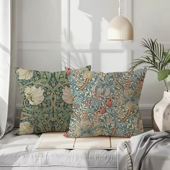 VIKAMA – housse de coussin florale Vintage