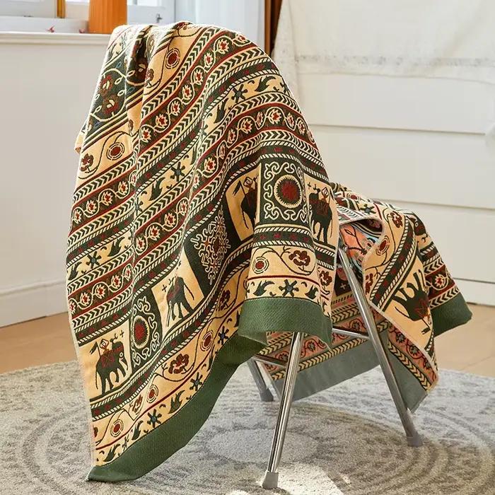 Grande serviette de bain en gaze de coton