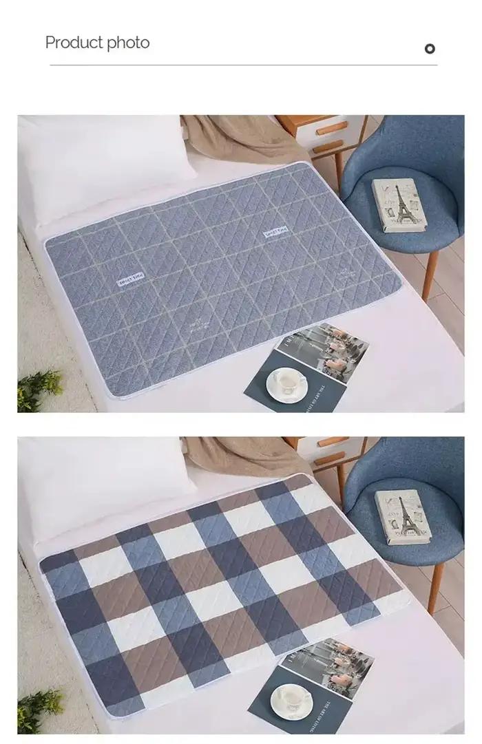 Protège-matelas imperméable et lavable en tissu respirant