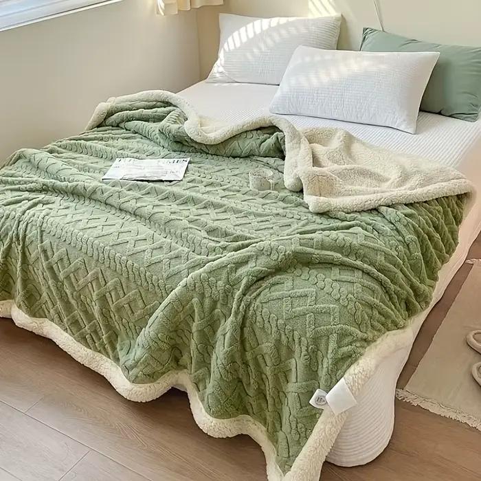 Couverture polaire double couche