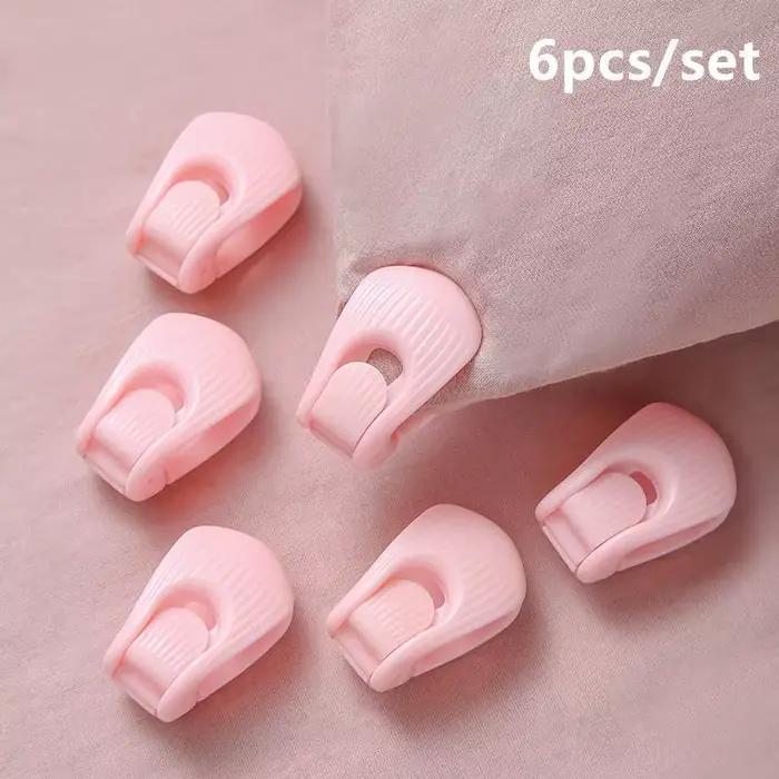 Lot de 6 attaches pour housse de couette