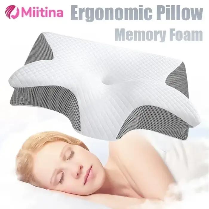 Oreiller cervical en mousse à mémoire de forme