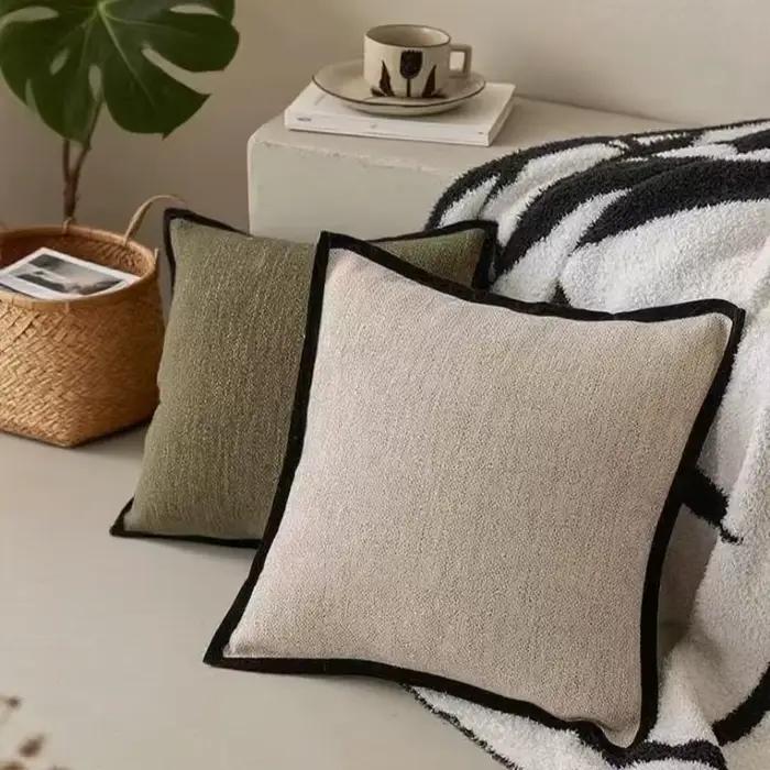 Housse de coussin rétro médiévale française 45x45
