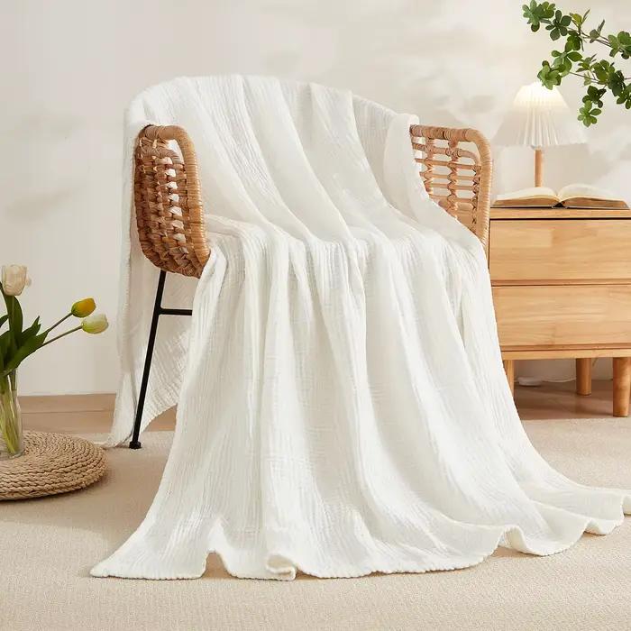 Couverture en mousseline 100% coton