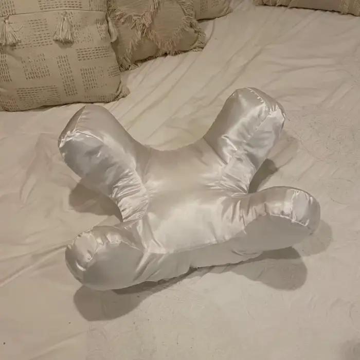 Oreiller facial de beauté anti-rides avec soutien du sommeil au dos