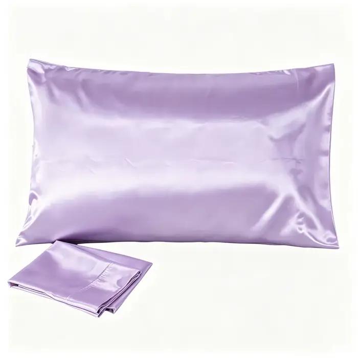 1 taie d'oreiller en satin pour les cheveux, similaire aux taies d'oreiller en soie, plus facile d'entretien que la taie d'oreiller en soie, cadeaux pour femmes et hommes