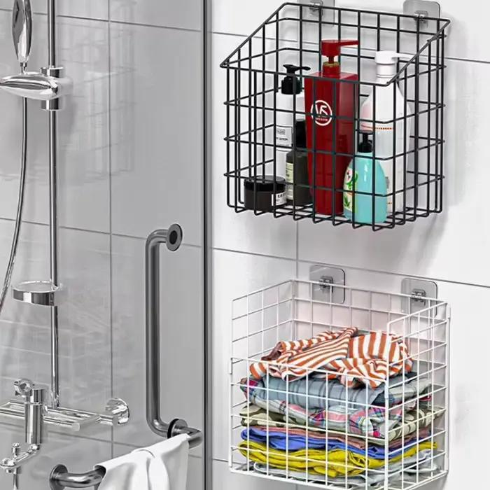 Panier à linge mural pliable, organisateur de vêtements de salle de bain Compact, sac de rangement sale peu encombrant