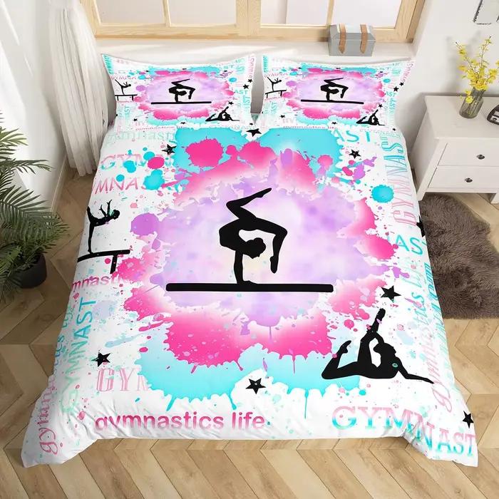 Housse de couette de gymnastique pour enfants
