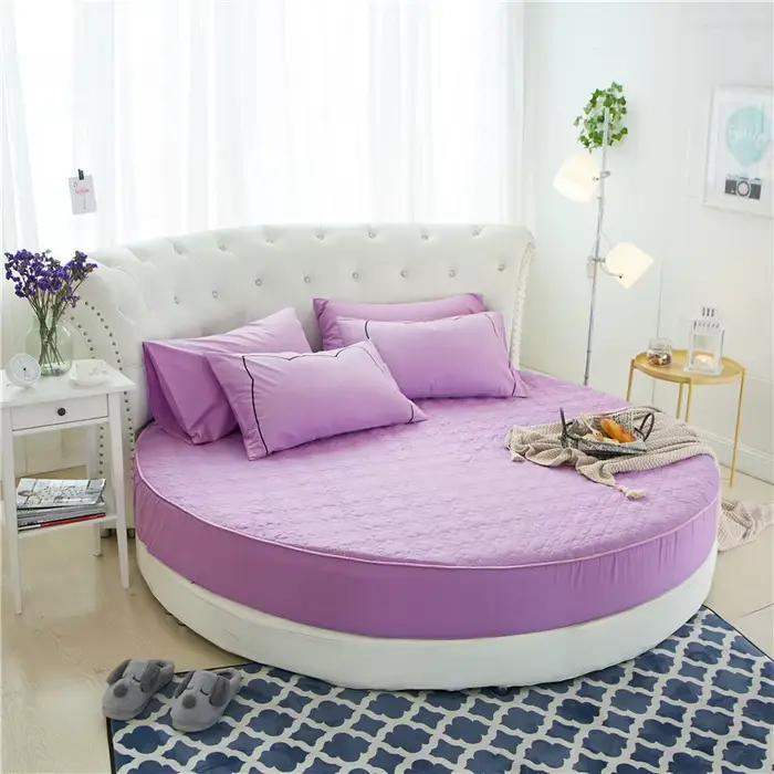 Protège-Matelas Rond Matelassé 100% Coton