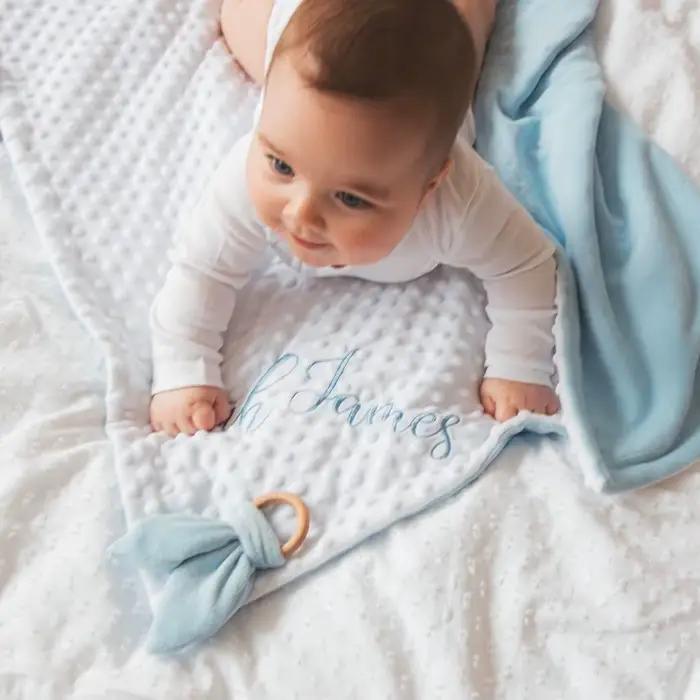 Couvertures personnalisées pour bébé avec nom