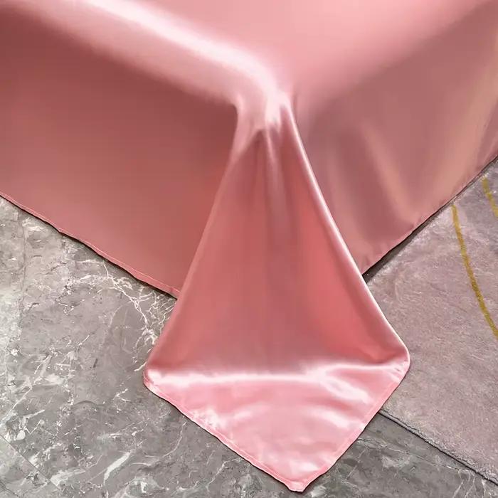 Lot de 3 ou 1 drap de lit en satin de luxe