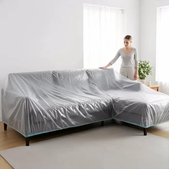 Housse de lit transparente jetable