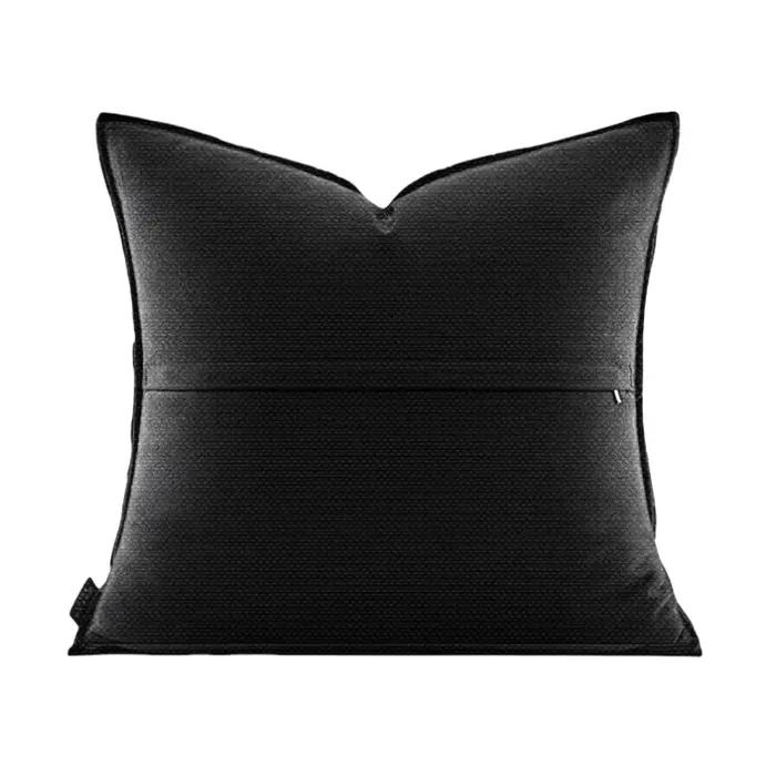 Juste de coussin en velours à rayures tigre jaune