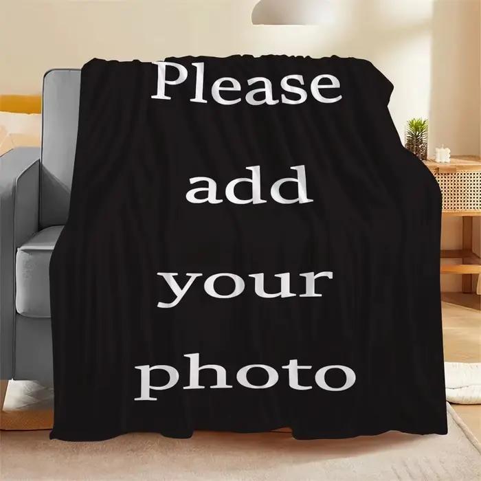 Couverture en flanelle personnalisée