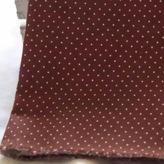 Tissu en coton et lin à carreaux teint en fil
