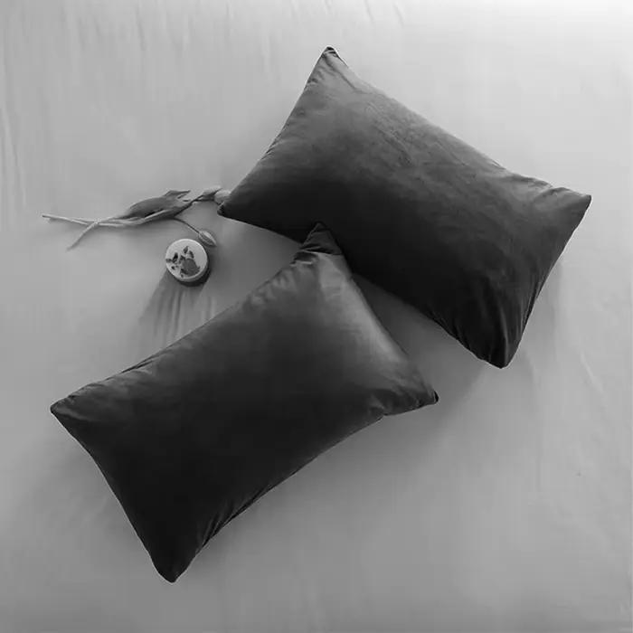 Housses de coussin en velours doux, taies d'oreiller à carreaux pour canapé de salon, 30x50, décoration nordique pour la maison