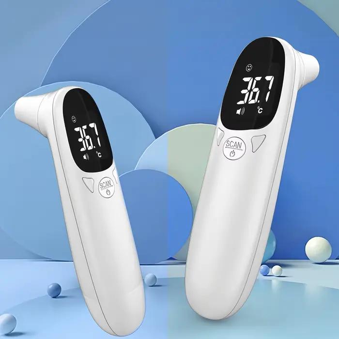 Thermomètre corporel médical multifonction, compteur de température domestique sans contact pour enfants et adultes, outil de mesure de la fièvre, thermographe auriculaire