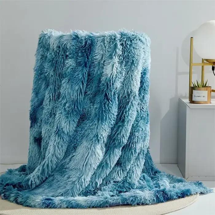 Couverture de cheveux longs en fourrure de vison