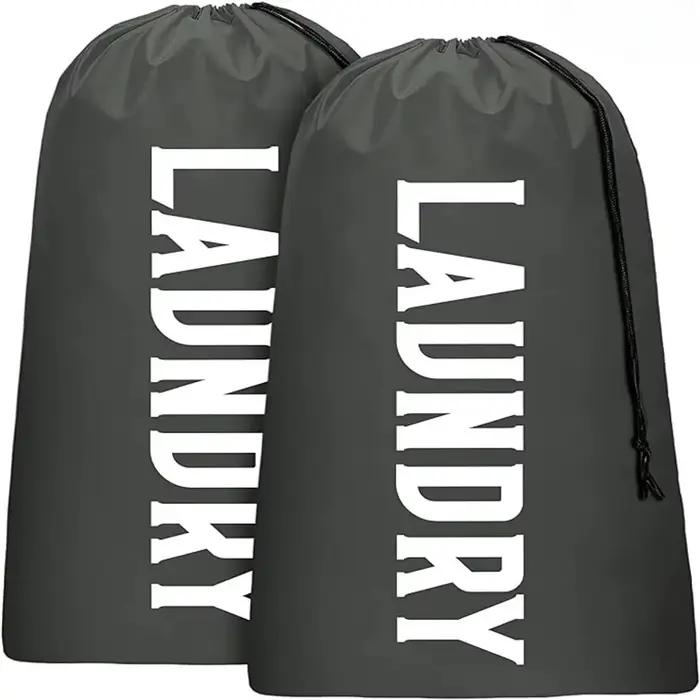 1 sac à linge, sacs à linge de voyage pour vêtements sales