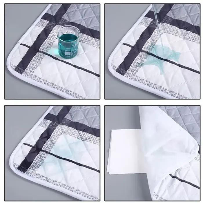 Protège-matelas imperméable et lavable en tissu respirant