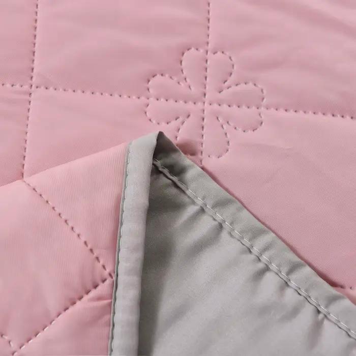 Lot de 2 taies d'oreiller rafraîchissantes, 3 couches en soie glacée respirante, fermeture enveloppe, lavables, couleur unie, protège-oreiller