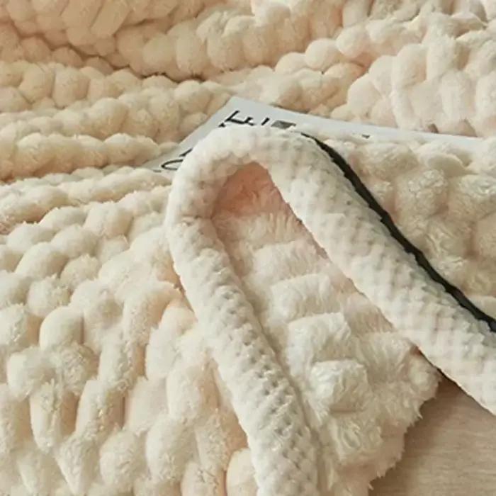 Couverture de couchage chaude en velours tortue, couverture polaire en flanelle douce et confortable pour lit, confortable et moelleuse, automne et hiver