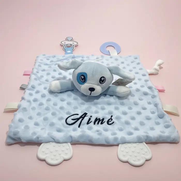 Couverture personnalisée brodée pour bébés filles et garçons
