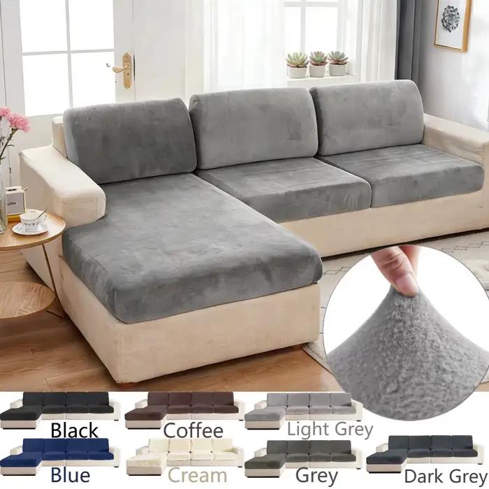 Housses de coussin de siège de canapé en peluche