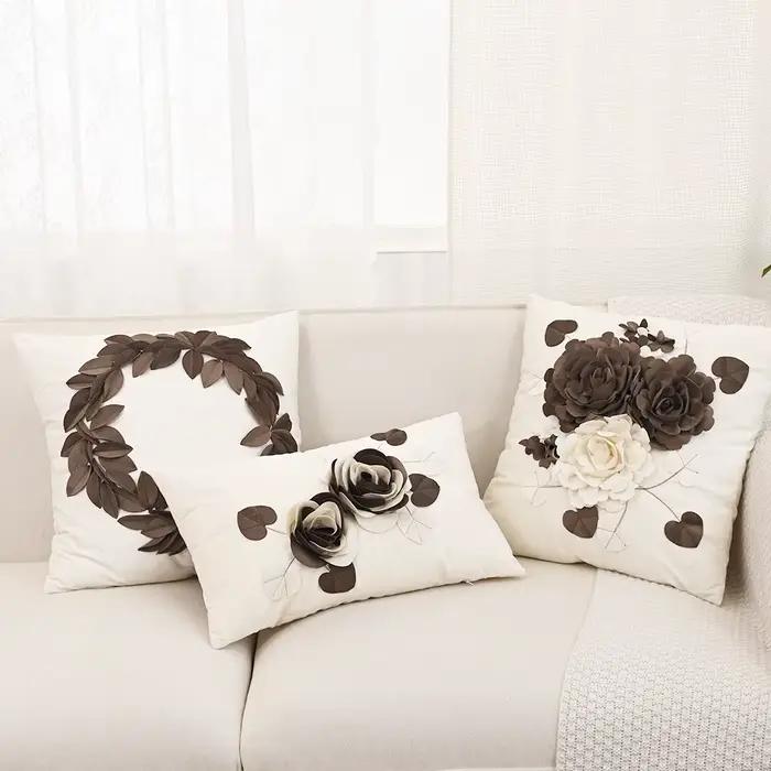 Housse de coussin en velours hollandais