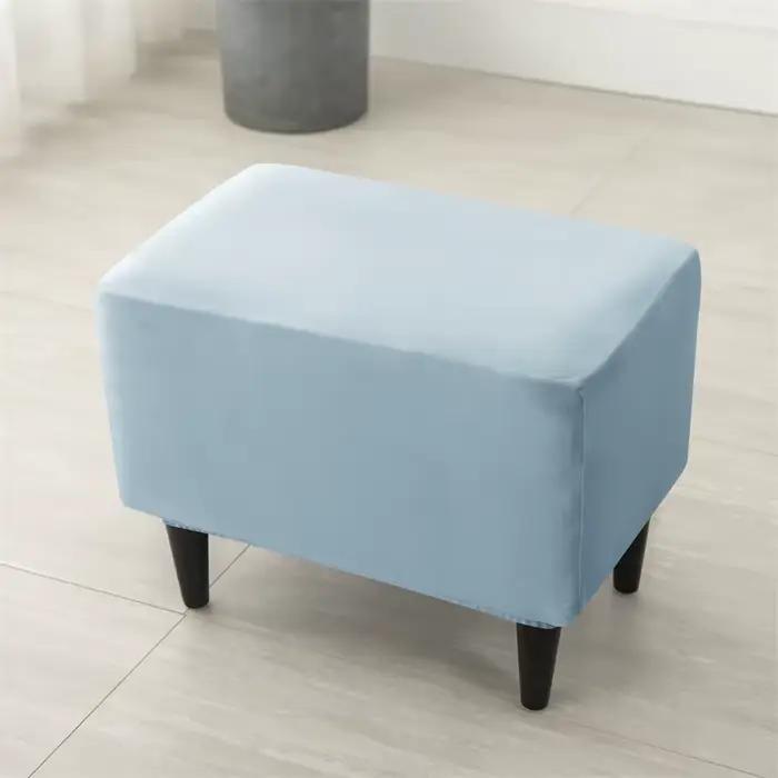 Housse de tabouret Ottoman en velours doux