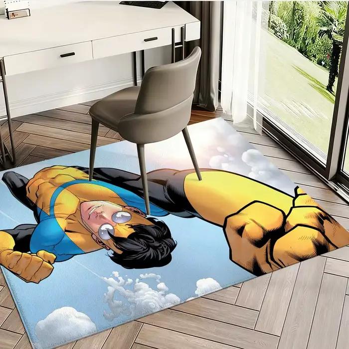Anime L-Invincible tapis de sol flanelle
