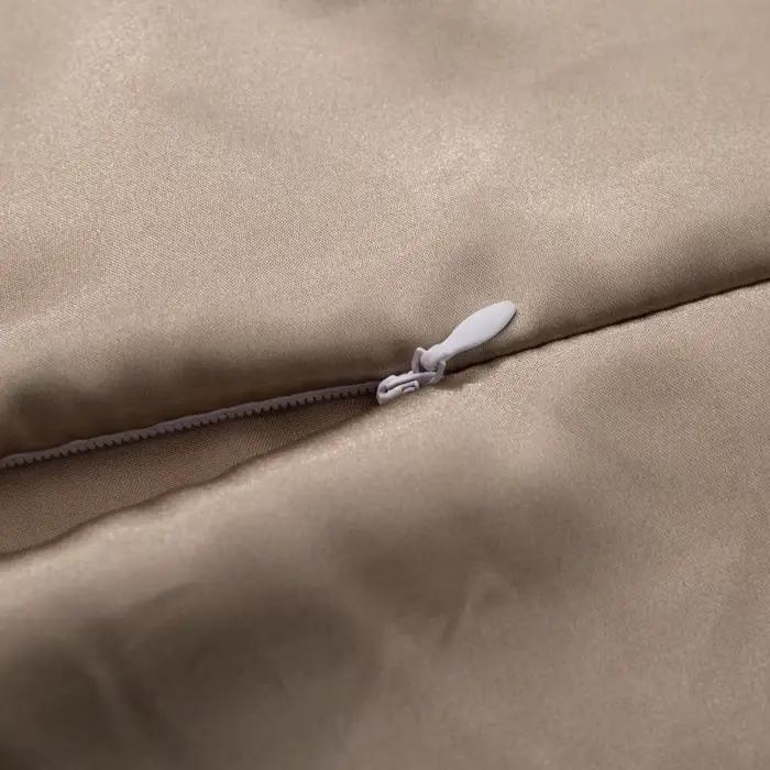 Taie d'oreiller en soie satinée pour mousse à mémoire de forme et oreiller en Latex