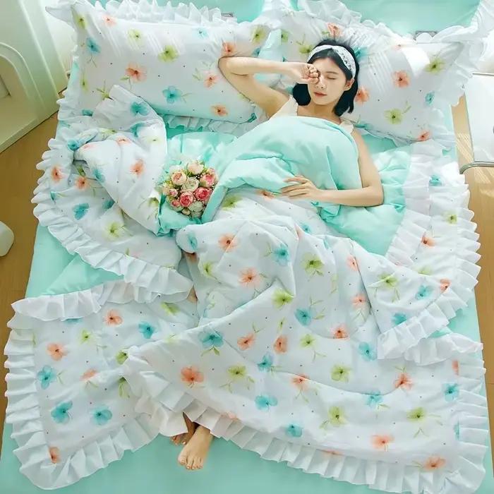 Couverture matelassurera d'été pour adultes et enfants