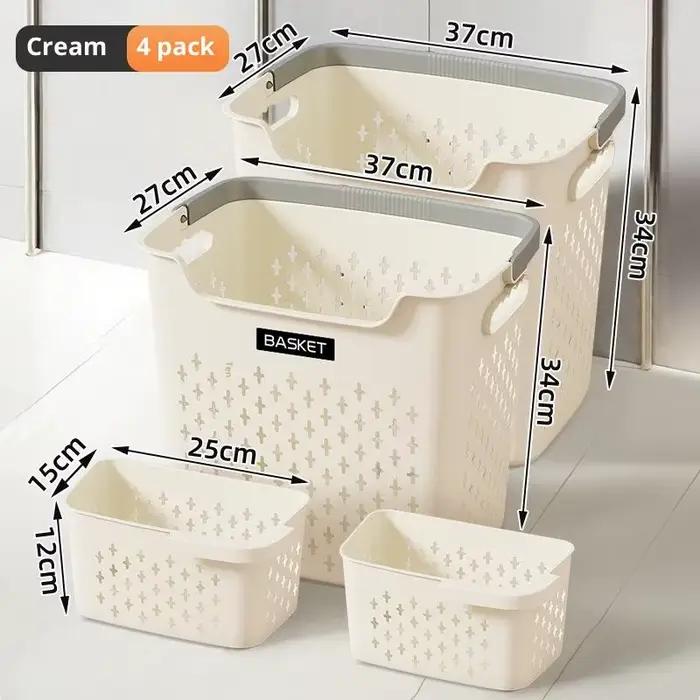Panier à linge avec poignée