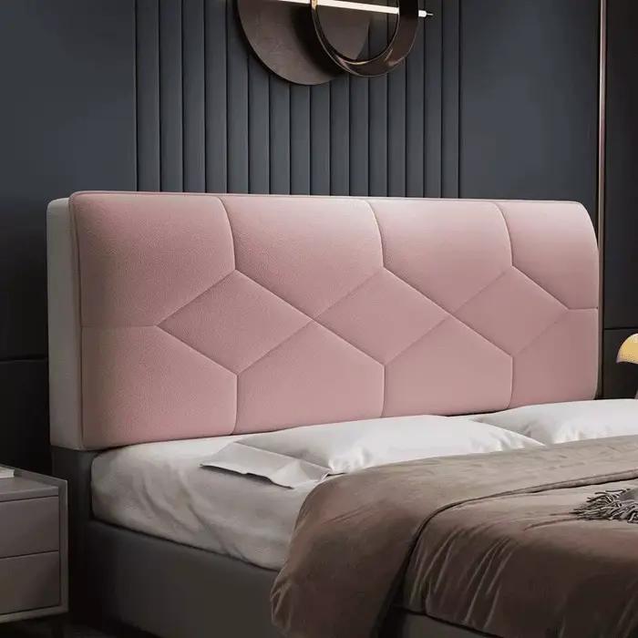 Housse de tête de lit en forme de diamant souple