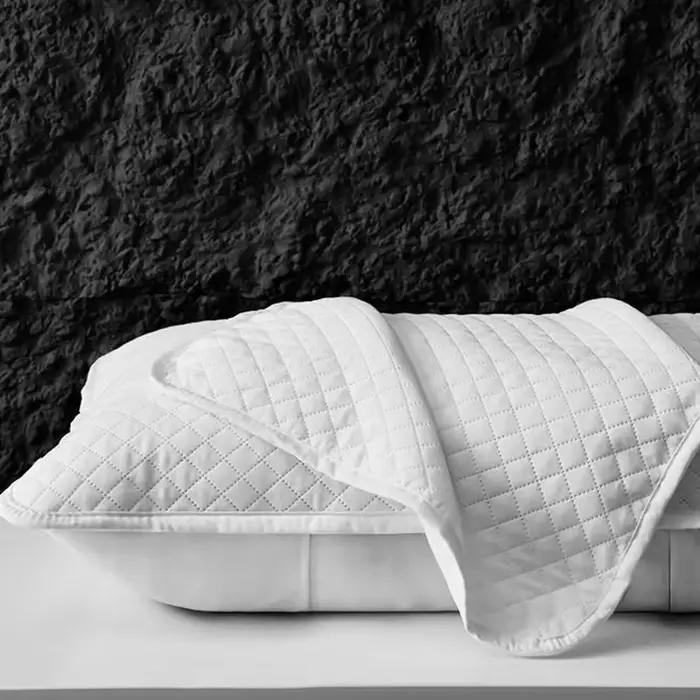 Housse de coussin protectrice, confortable, respectueuse de la peau, universelle, respirante, antidérapante, anti-poussière pour chambre à coucher (sans coussin)