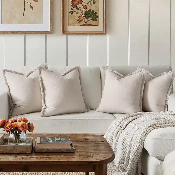 Housses de coussin décoratives pour canapé