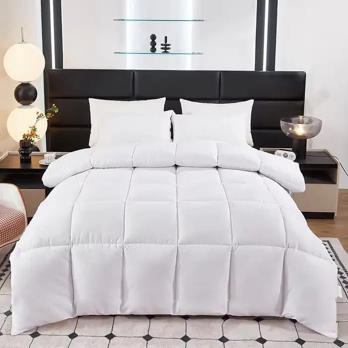Style hôtel fibre de soja duvet d'oie couette lit velours