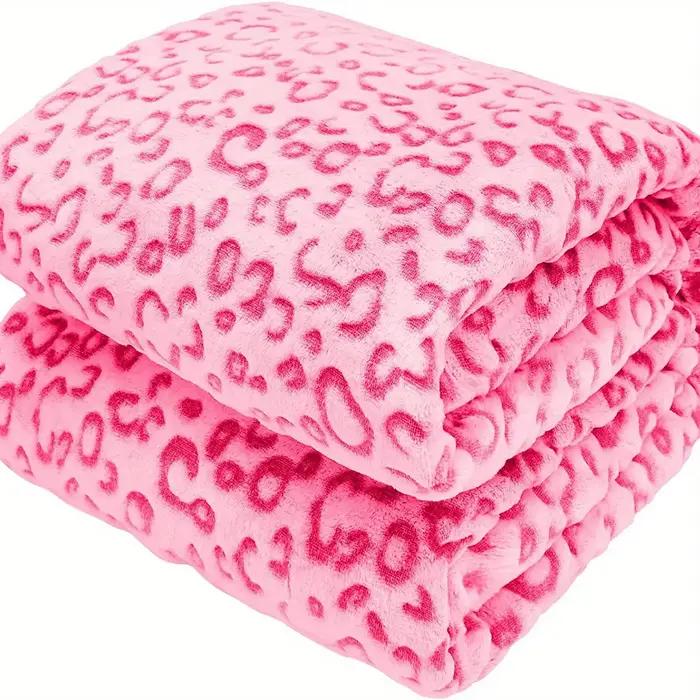 Couverture à imprimé léopard – Douce et moelleuse (Flanelle) | Confortable