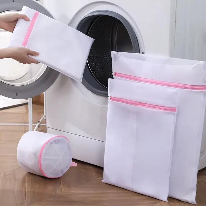Sacs à linge en filet pour articles délicats, sac de lavage délicat en tissu résistant et réutilisable, sac d'organisation de voyage pour lingerie