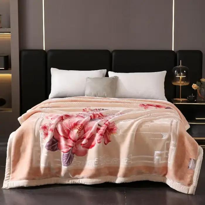 Couvertures lestées épaisses pour lits, couette en peluche double face, couverture Raschel, hiver, automne, haut de gamme, chaud, nouveau