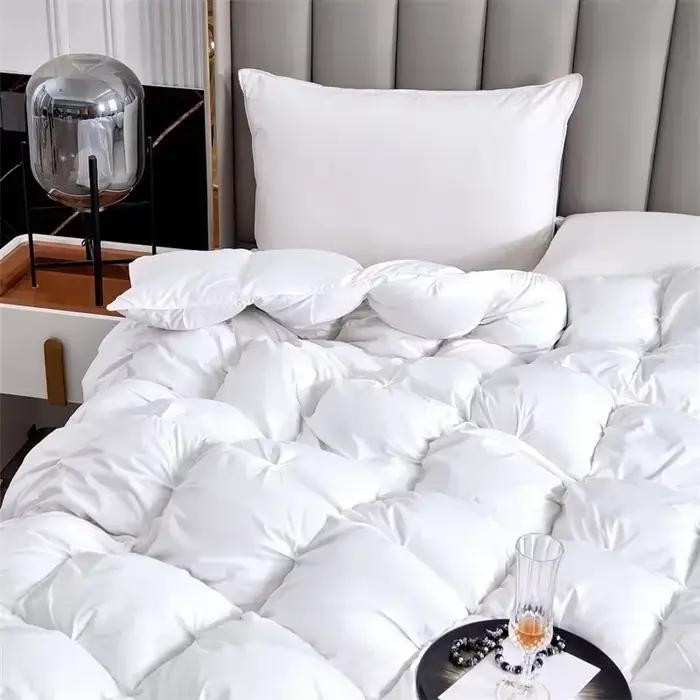 Couette en duvet d'oie blanche 100% de haute qualité