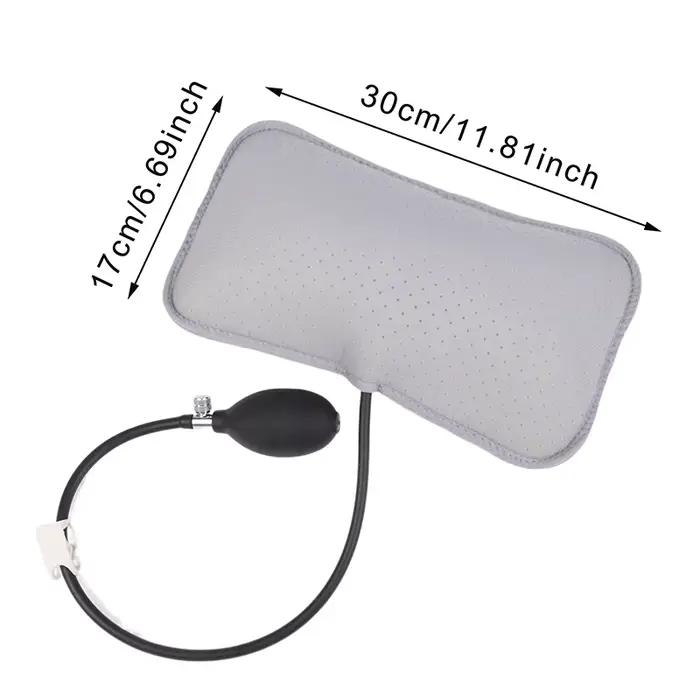 Oreillers conception orthopédique pour soulager les maux de dos Portable cou épaule Posture Massage Correct coussin de soutien lombaire gonflable