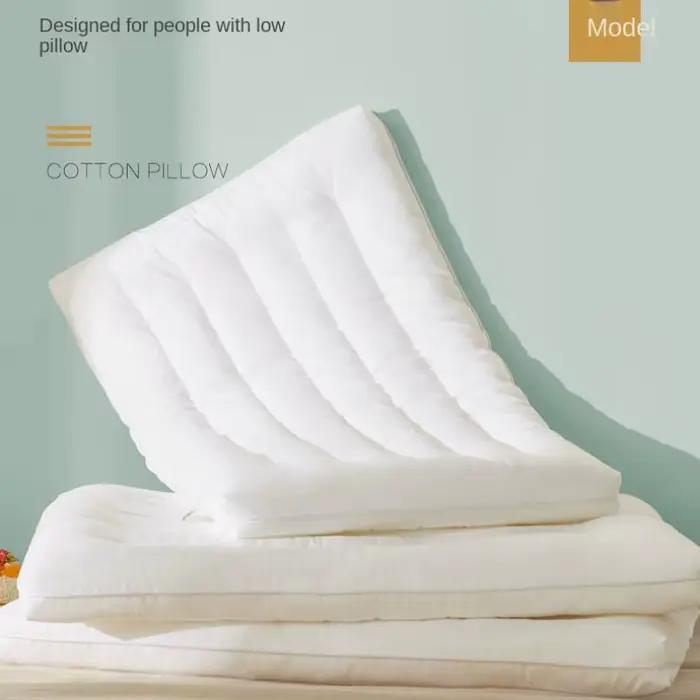 Oreiller bas en pur coton pour Loft