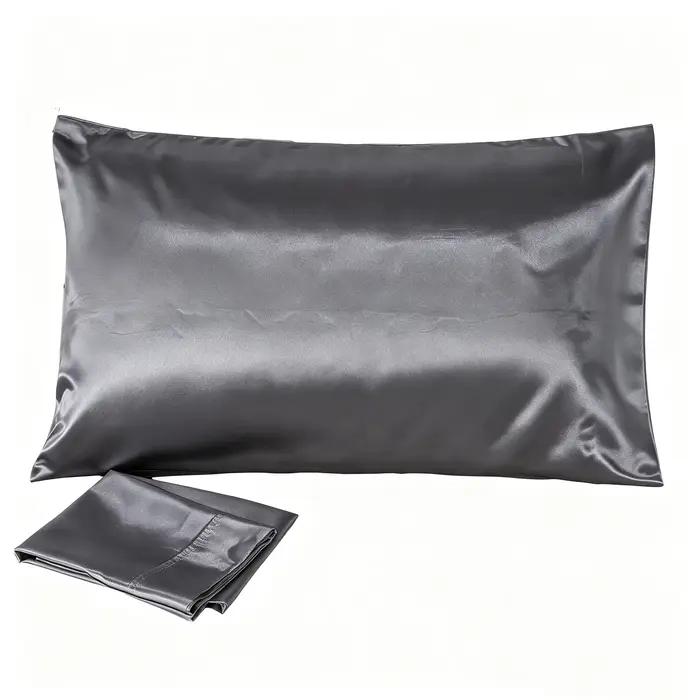 1 taie d'oreiller en satin pour les cheveux, similaire aux taies d'oreiller en soie, plus facile d'entretien que la taie d'oreiller en soie, cadeaux pour femmes et hommes