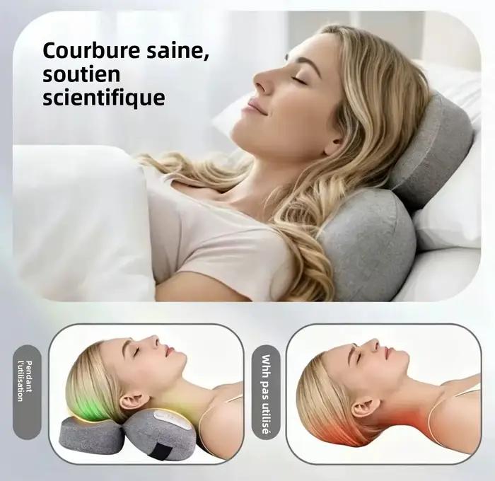 Oreiller ergonomique de massage du cou pour les épaules