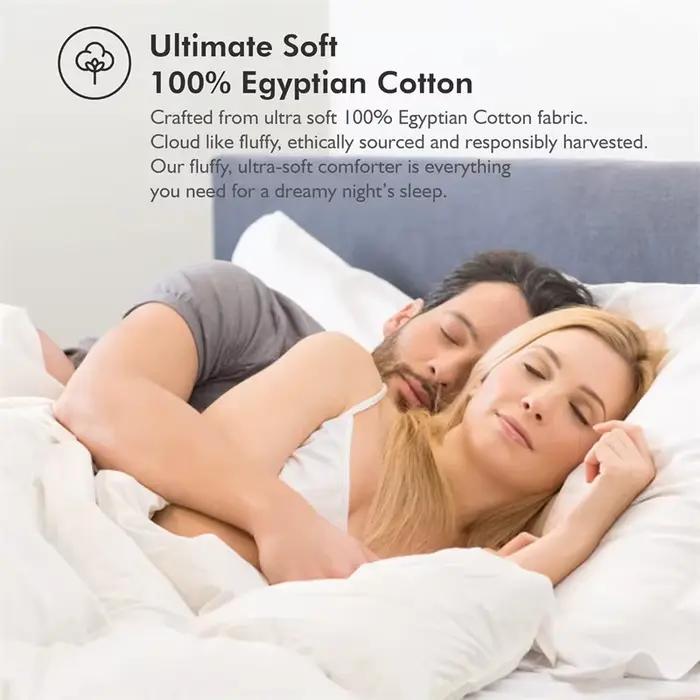 Couette en duvet d'oie toutes saisons