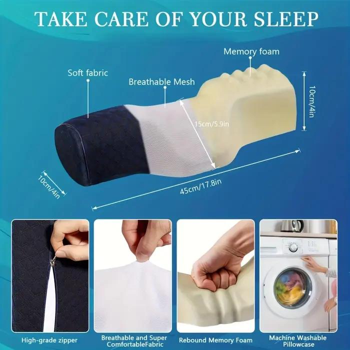 Oreiller de soutien cervical 1 pièce